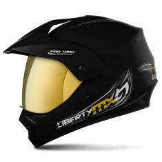 Imagem de Capacete Fechado Pro Tork Liberty Mx Pro Vision Vis. Dourada-Unissex