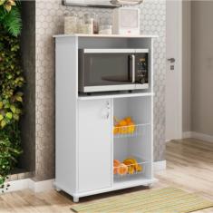 Imagem de Balcão Notável Nt3075 Com Cesto Aramado E Nicho Para Forno - Branco