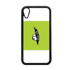 Imagem de Capa com desenho de caracol de animal preto natural para iPhone XR para proteção de telefone Apple