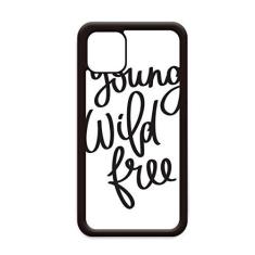 Imagem de Capa Young Wild Free Citação para iPhone 12 Pro Max para Apple Mini Mobile Case Shell