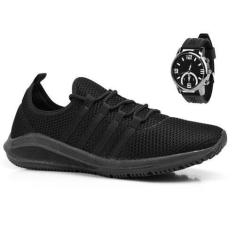 Imagem de Kit Tênis Academia Esportivo Masculino Corrida Caminhada Esporte + Rel