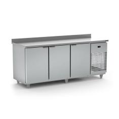 Imagem de Balcão de Serviço Cozinha 2m ar Forçado 0 a 5ºc Interno e Externo Inox 430 BSRCOZ 2000 220V - Refrimate