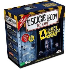 Imagem de Jogo Escape Room, V2 - 4 salas emocionantes | Jogo de tabuleiro Solve Mystery para adultos