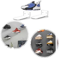 Imagem de Kit 2 Expositor Suporte Para Tênis Calçados Acrílico Vitrine - Super 3