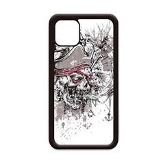 Imagem de Graffiti Street Pirata Leme Crânio Padrão para iPhone 11 Pro Max Capa para Apple Mobile
