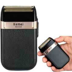 Imagem de Barbeador Kemei 2024 Tela Extra E Design Marrom - Al