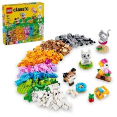 Imagem de Brinquedo de construção de animais de tijolo LEGO Classic Creative Pets 11034