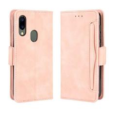 Imagem de Capa com compartimento para cartão para UMIDIGI A3X, capa flip carteira de couro para UMIDIGI A3X, capa magnética retrô para celular, capa carteira com compartimentos para cartões