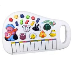 Imagem de Teclado Piano Musical Com Luz Infantil Iaiao Criança Baby Fazendinha A