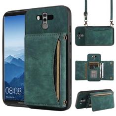 Imagem de Capa de telefone para Huawei Mate 10 Pro carteira com alça de ombro transversal e porta-cartão de crédito de couro bolso fino suporte acessórios para celular Havaí Mate10Pro Mate10 10Pro meninas