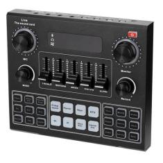 Imagem de Mesa De Som V9 Profissional Multifuncional Placa Smart Usb  live Podca
