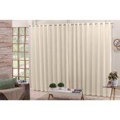 Imagem de Cortina Em Tecido Blackout 4,00x2,80 Corta Luz Palha