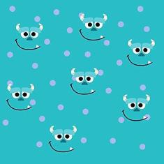 Imagem de Papel de Parede Adesivo Infantil Monstrinhos 36512 0,58x3,0M