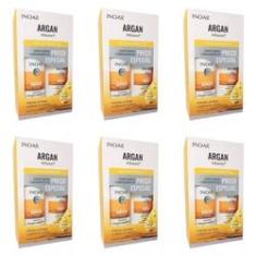 Imagem de Inoar Kit Argan Infusion Cachos Perfeitos Shampoo 500ml + Condicionador 250ml (Kit C/06)