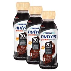 Imagem de Kit 3 Nutren Protein Chocolate Suplemento Alimentar 260ml