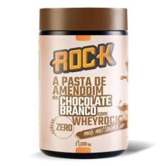 Imagem de Pasta De Amendoim Rock Chocolate Branco Com Whey 1Kg ( A Melhor Do Mun