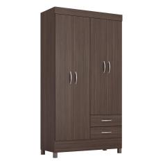 Imagem de Guarda Roupa Solteiro Astro 4 Portas E 2 Gavetas Café Touch - Demóbile Café Touch