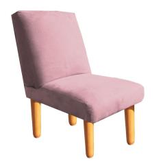 Imagem de Poltrona Infantil Cadeira Sofá Mini Assento Para Crianças Magali Rosa