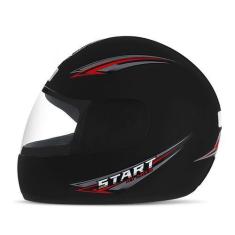 Imagem de Capacete De Moto Fechado Feminino Masculino Mixs Start Com Viseira Cri