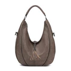 Imagem de KILAMAL Bolsas Hobo para mulheres bolsas de ombro e bolsas de mão, Café