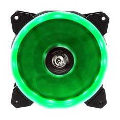 Imagem de Cooler Fan 120mm 12cm Ventoinha LED Verde Hoopson CL-120D