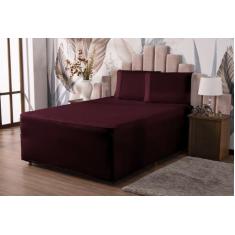 Imagem de Roupa De Cama Para Box Conjugado De Casal Lençol Com Elástico E Fronha
