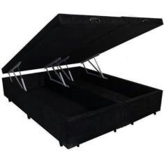 Imagem de Cama Box Baú Queen Size com 48cm de altura - Reforçada/Blindada