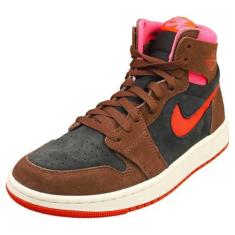 Imagem de Tênis feminino Air Jordan 1 Zoom CMFT 2 (DV1305-206, Cacao Wow/Preto/Hyper Pink/Picante Red), Cacao Wow/Preto/Rosa Hiper/Vermelho Picante, 41