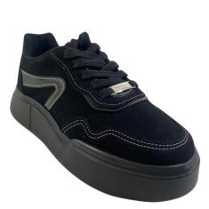 Imagem de Tênis Moleca Casual Flatform Preto Feminino
