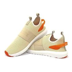 Imagem de Tenis Esportivo Casual Masculino de Tecido sem Cadarço com Detalhes Coloridos