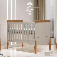 Imagem de Berço Americano Ambiente Emilly Off White Carvalho - Canaã - Canaa Bab