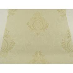 Imagem de Papel de Parede - Bege com detalhes em Creme - Rolo com 10m x 53cm - LMS-PPD-W2010-4