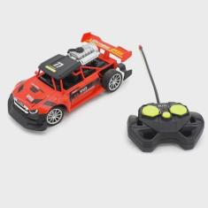 Imagem de Carro De Controle Remoto  Solta Fumaça Com Luz (Vermelho) - Fun Game
