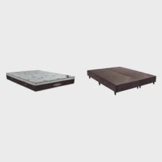 Imagem de Cama Box King Sleep Molas Superpocket Ortobom 193x203x32cm Ortobom