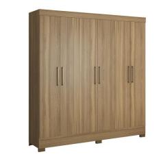 Imagem de Guarda Roupa De Casal 6 Portas Plaza Amendola - Mercado Dos Móveis - D