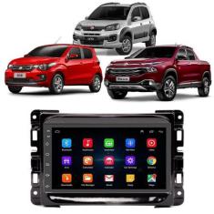 Imagem de Kit Multimídia Android Mobi Uno Toro 2017 2018 2019 2020 2021 2022 7 P