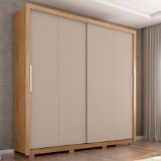 Imagem de Guarda Roupa 2 Portas 4 Gavetas Suburban Gold Buriti/Fendi