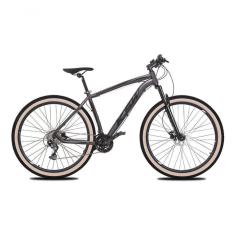 Imagem de Bicicleta Aro 29 Ksw Xlt 27v Freio Hidráulico K7 Garfo Trava Pneu Faixa - Grafite Tam.21