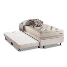 Imagem de Cama Box c/Auxiliar Solteiro: Colchão  Herval Maxspring Scotland + Bas
