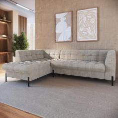 Imagem de Sofá 3 Lugares com Chaise Terminal Cod. 1997 Zênite Yescasa