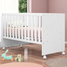 Imagem de Berço Doce Sonho Com Rodízio Branco - Qmovi