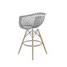 Imagem de Banqueta para Sala de Jantar Web Pp Dsw Cinza Brasão