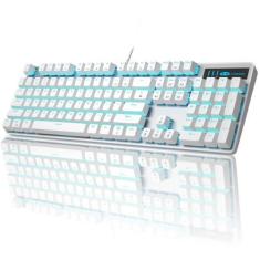 Imagem de Teclado para jogos MageGee Mechanical Storm com interruptores azuis