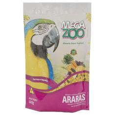 Imagem de Ração MegaZoo para Araras com Frutas e Legumes 600g