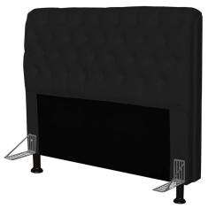 Imagem de Cabeceira Paris Para Cama Box Casal 140 Cm Paris Corino  - Js Móveis