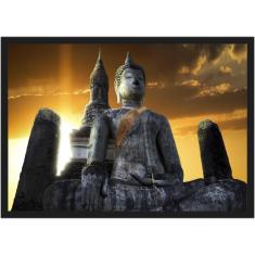 Imagem de Quadro Decorativo Buda Budismo Religiosidade Moldura Rc08