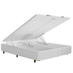 Imagem de Base Box para Colchão Queen Size Itaflex Universal com Baú 40,5x158x198 cm - Branco