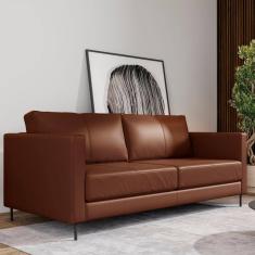 Imagem de Sofá 2 Lugares 200cm Couro Zeus Yescasa Red