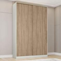 Imagem de Guarda Roupa Solteiro Modulado Seletto 2 Portas Areia/Jequitibá - Henn