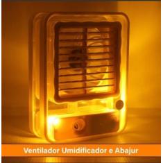 Imagem de Ventilador Umidificador de Ar e Abajur Silencioso Usb Mini - bmax